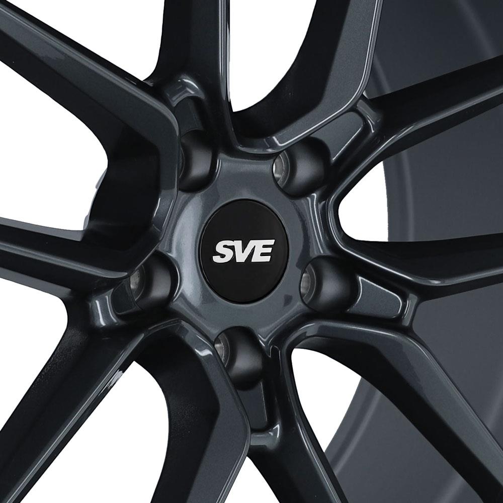 2015-23 Mustang SVE DHP1 Wheel & Firestone Tire Kit - 19x10/11  - Titanium Graphite