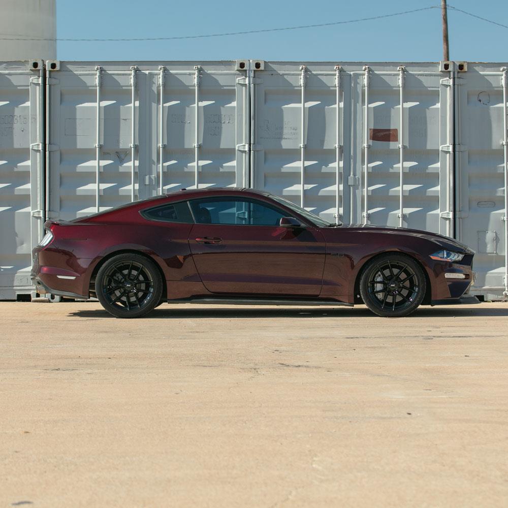 2015-23 Mustang SVE DHP1 Wheel & Firestone Tire Kit - 19x10  - Gloss Black