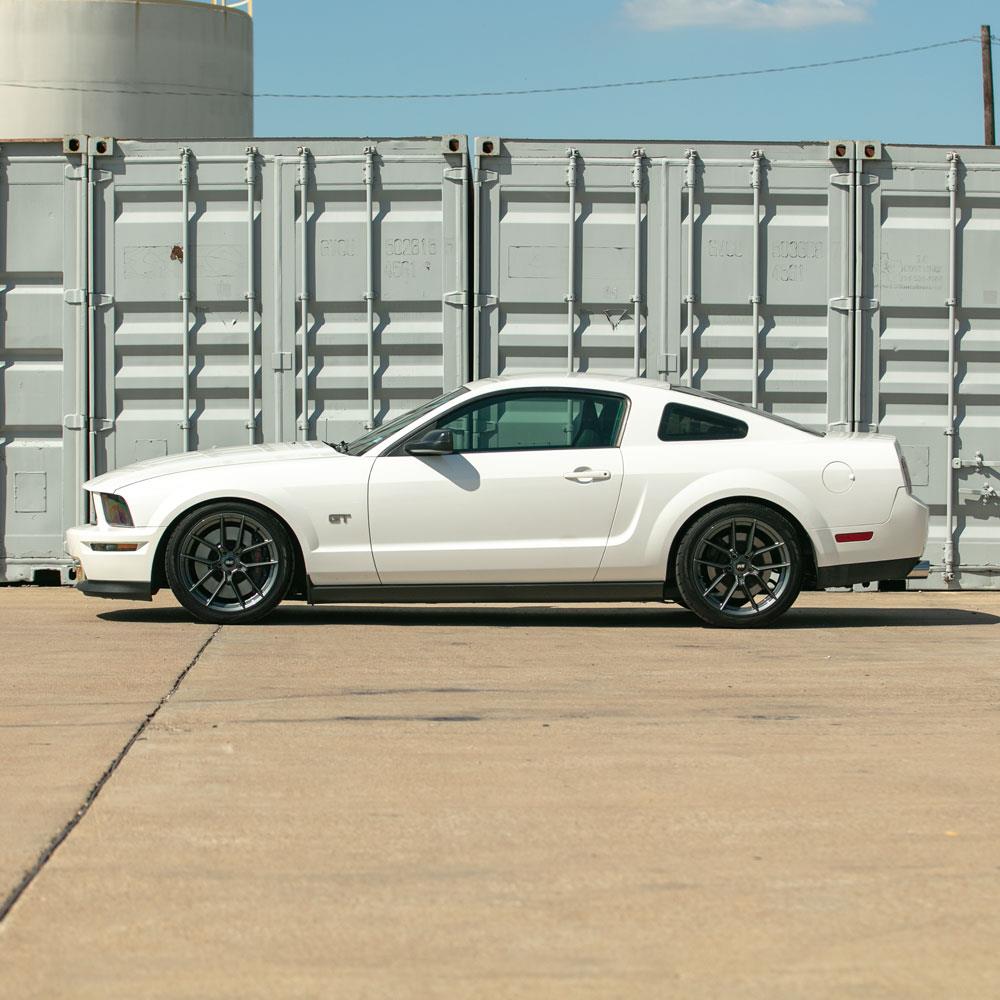 2005-14 Mustang SVE DHP1 Wheel & Firestone Tire Kit - 19x10  - Titanium Graphite