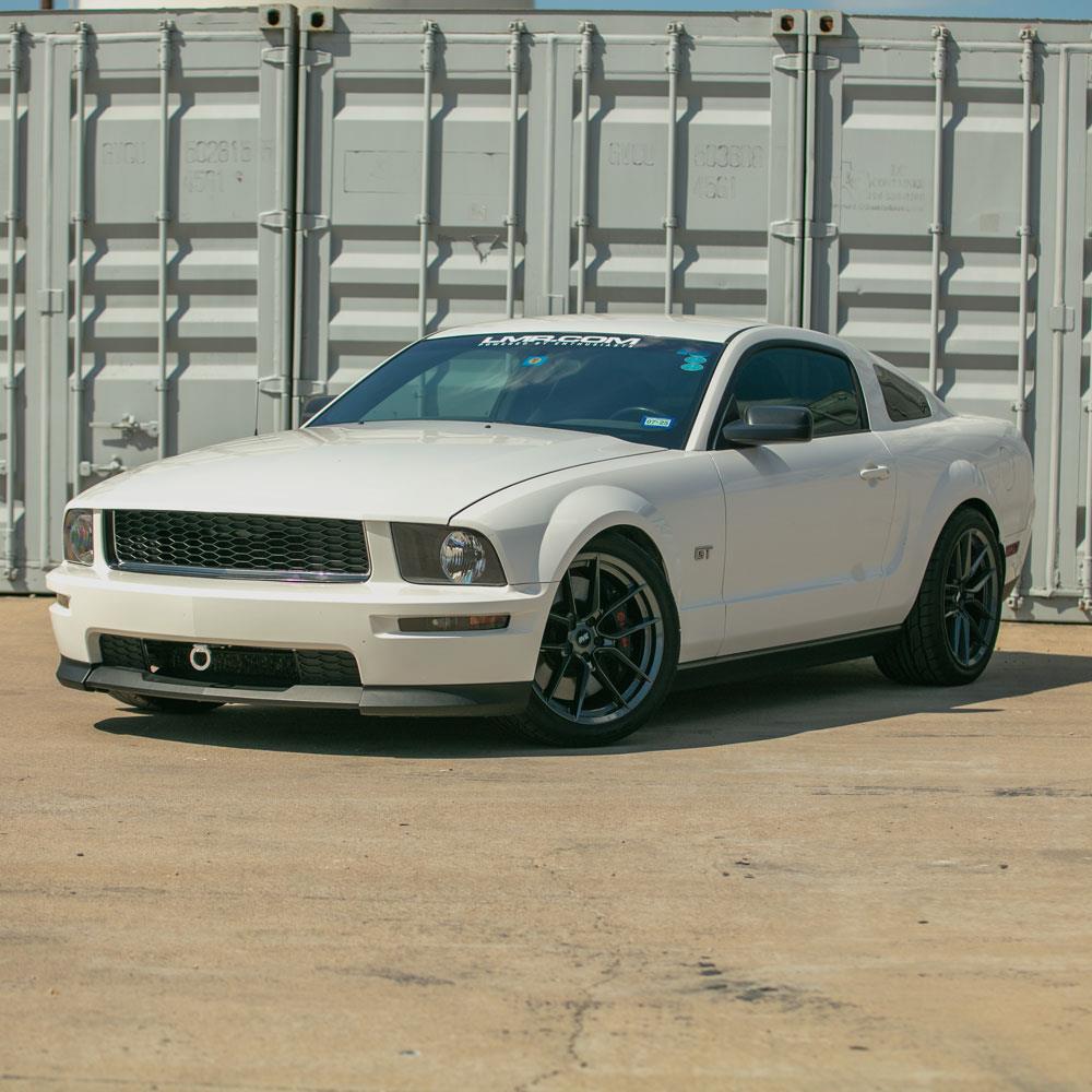 2005-14 Mustang SVE DHP1 Wheel & Firestone Tire Kit - 19x10  - Titanium Graphite
