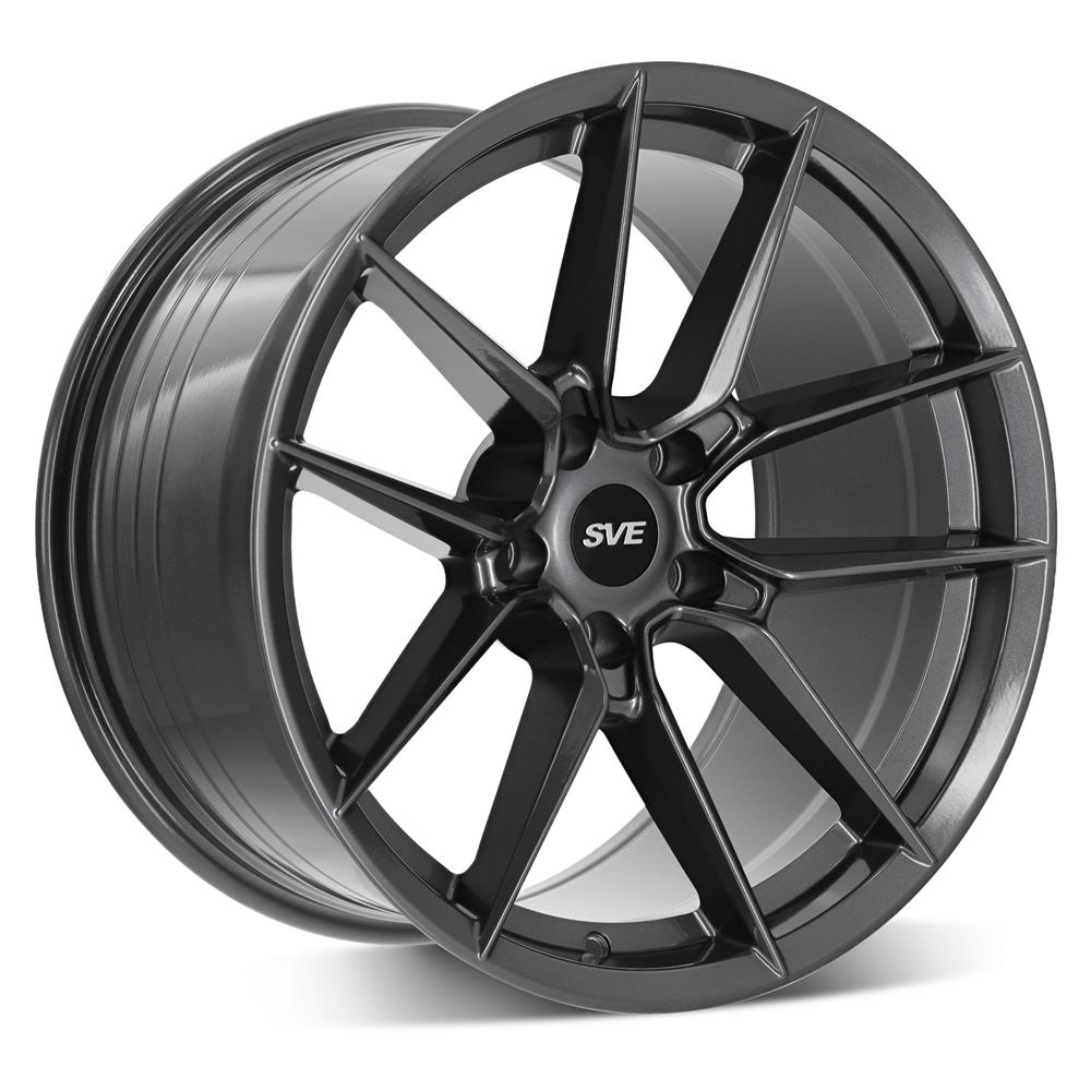 SVE Mustang DHP1 Wheel Kit - 18x9/10 - Gloss Graphite (94-04)