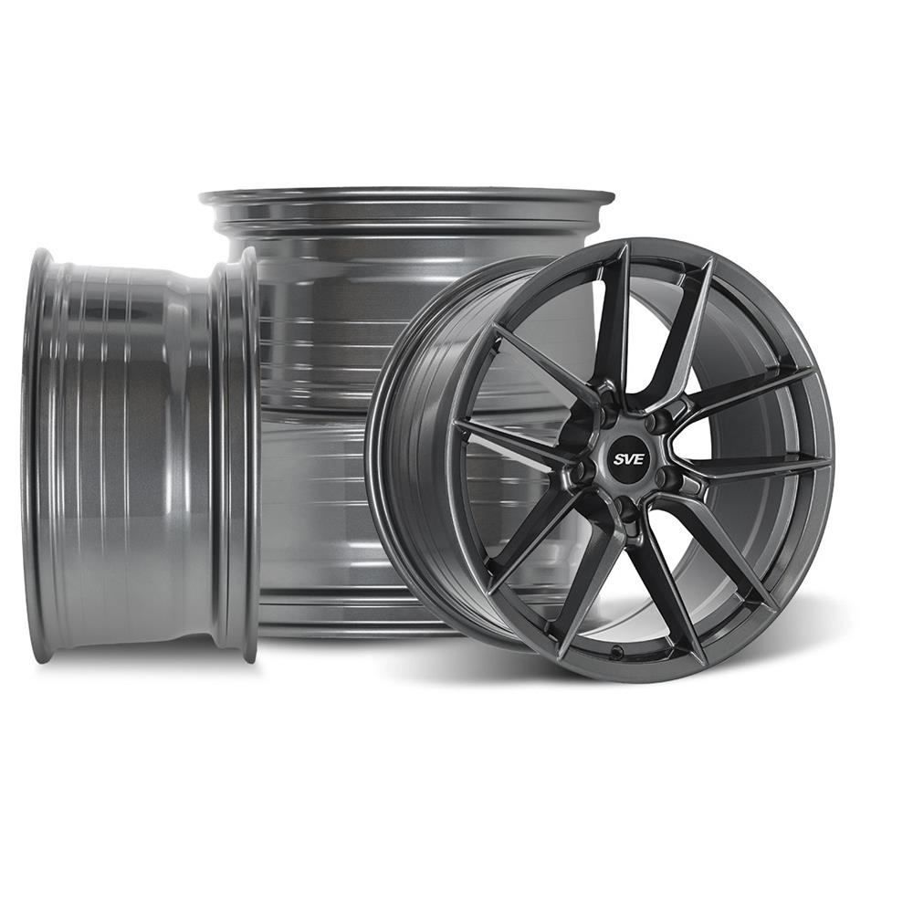 SVE Mustang DHP1 Wheel Kit - 18x9/10 - Gloss Graphite (94-04)