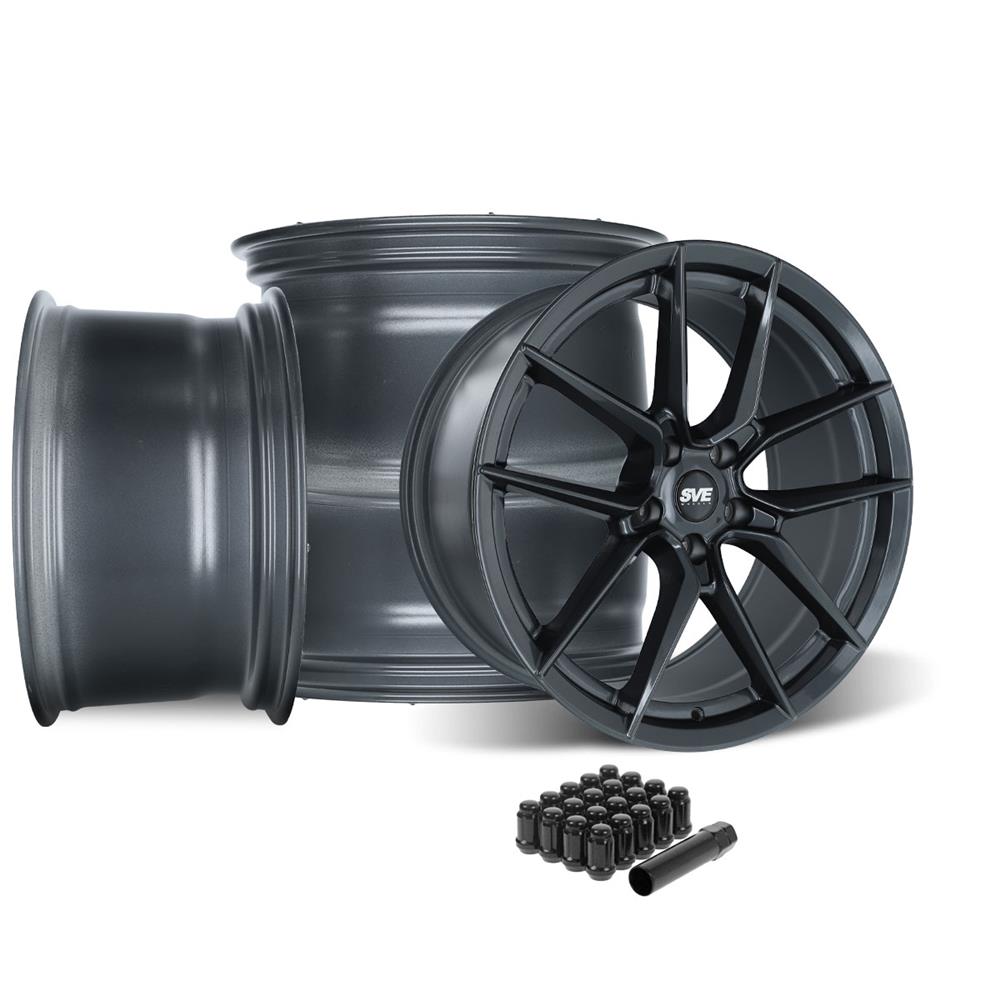 SVE Mustang DHP1 Wheel Kit - 19x10 - Titanium Graphite (05-14)