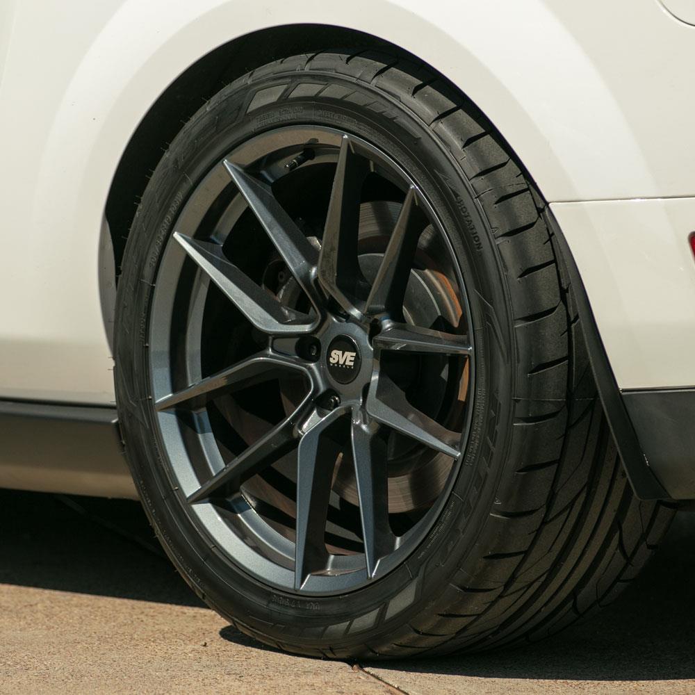2005-14 Mustang SVE DHP1 Wheel Kit - 19x10  - Titanium Graphite