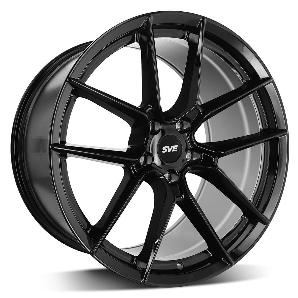 2005-14 Mustang SVE DHP1 Wheel & Nitto NT05 Tire Kit - 19x10/11  - Gloss Black