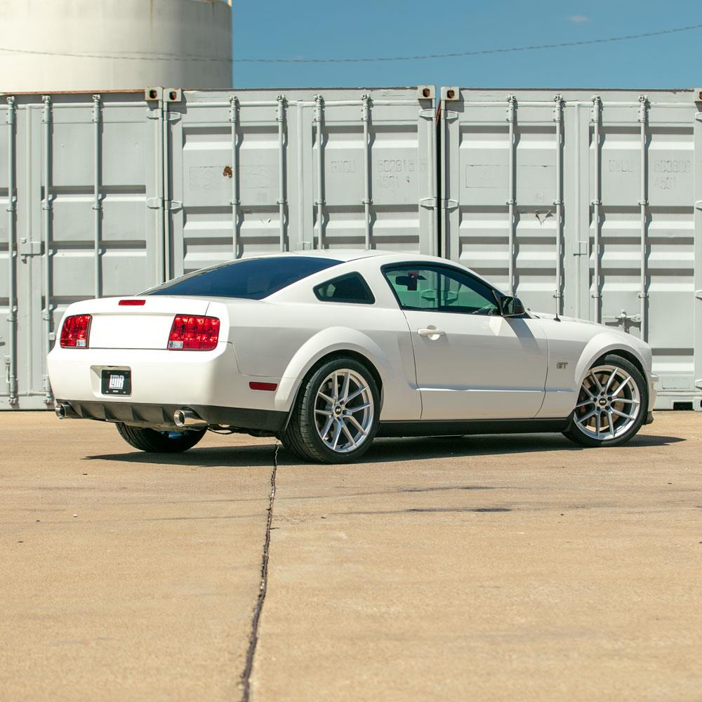 2005-14 Mustang SVE DHP1 Wheel & Nitto Tire Kit - 19x10/11  - Matte Silver