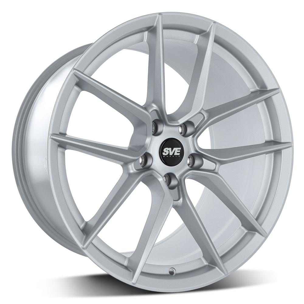 2015-23 Mustang SVE DHP1 Wheel & Nitto Tire Kit - 19x10/11  - Matte Silver