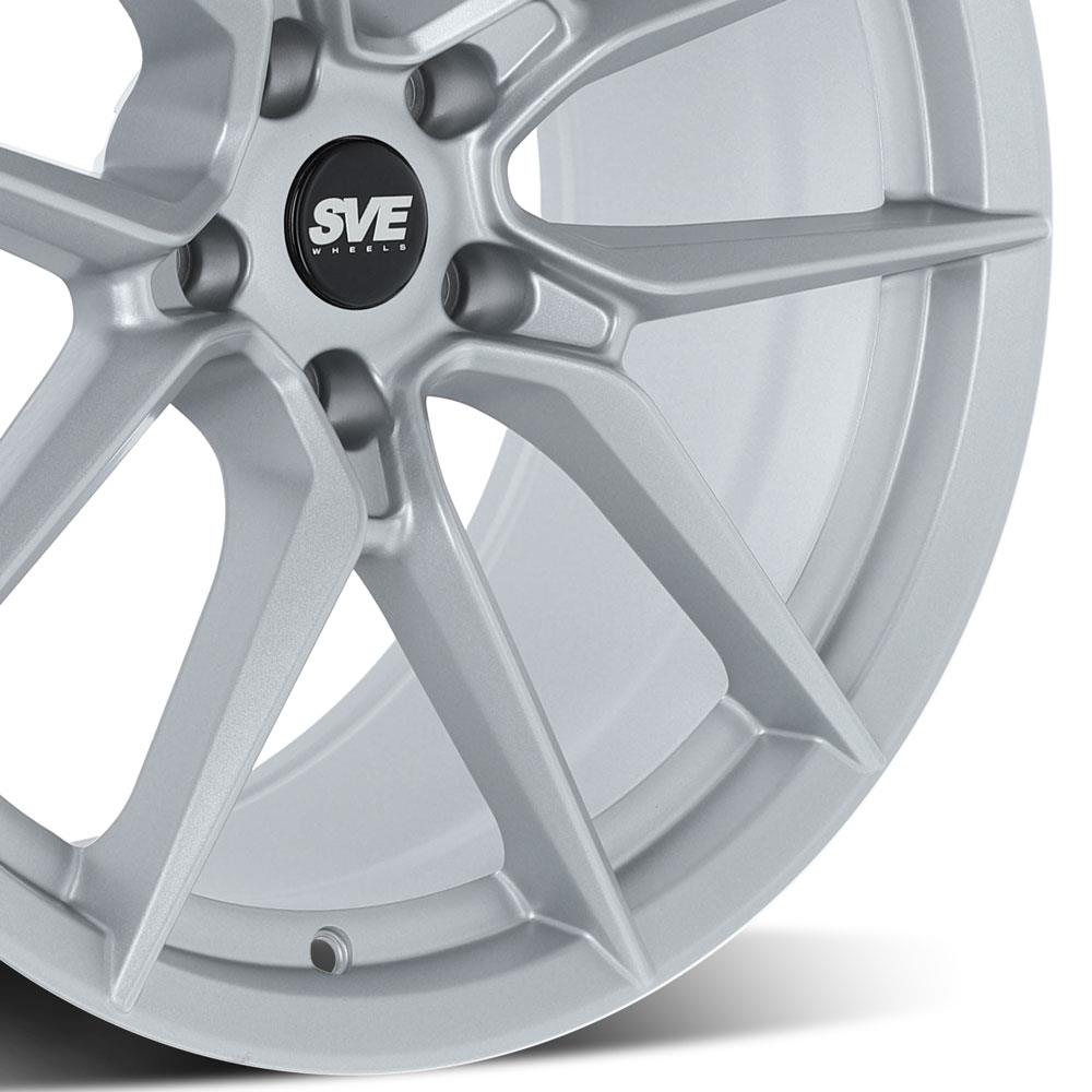 2015-23 Mustang SVE DHP1 Wheel & Nitto Tire Kit - 19x10/11  - Matte Silver