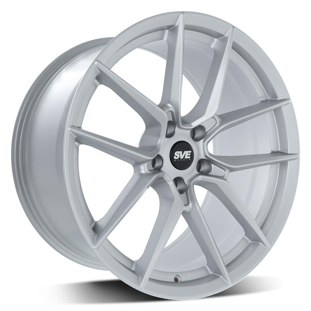 2015-23 Mustang SVE DHP1 Wheel & Nitto Tire Kit - 19x10/11  - Matte Silver
