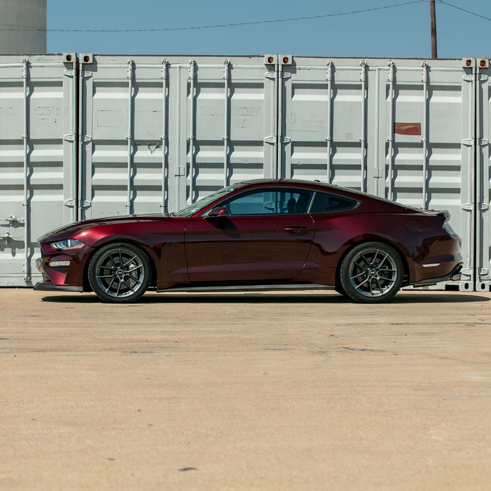 2015-23 Mustang SVE DHP1 Wheel & Nitto Tire Kit - 19x10/11  - Titanium Graphite