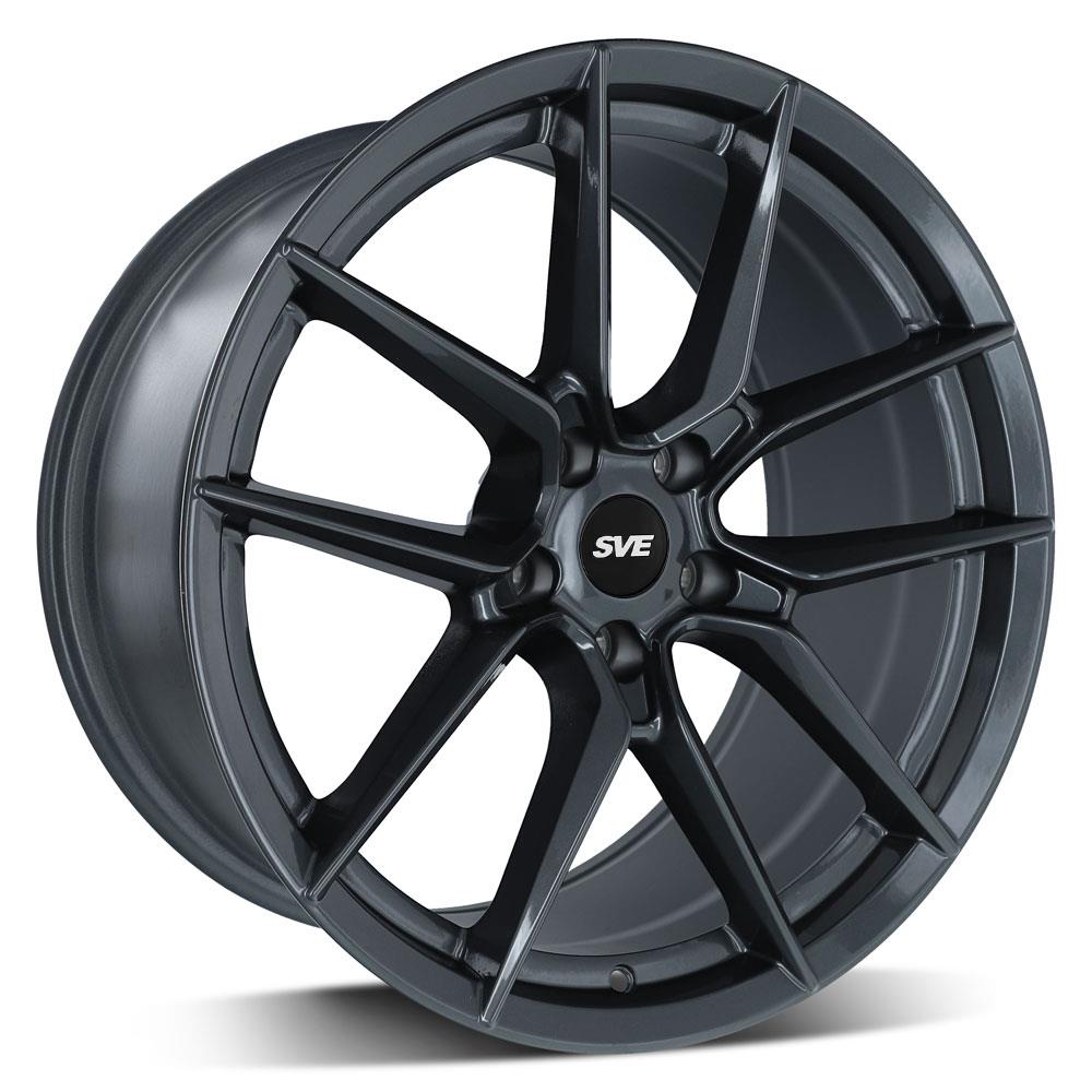 2015-23 Mustang SVE DHP1 Wheel & Nitto Tire Kit - 19x10/11  - Titanium Graphite