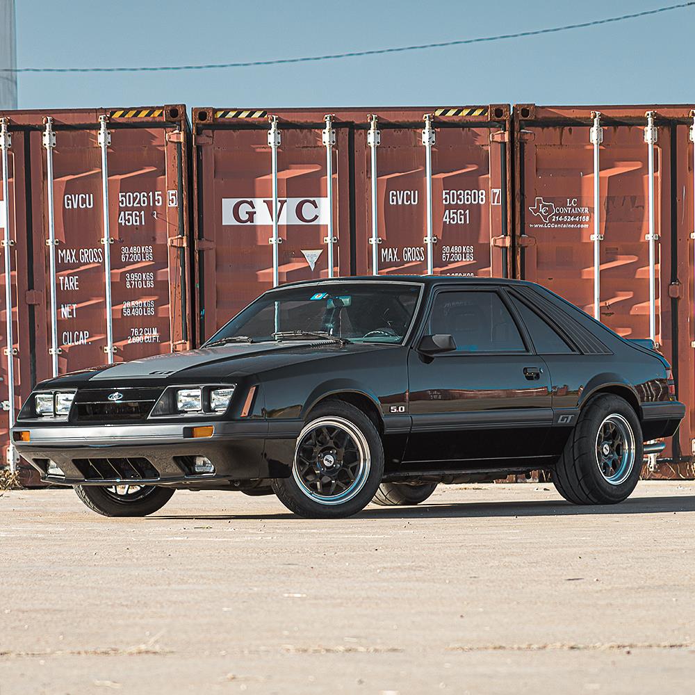 1979-93 Mustang SVE 4 Lug Drag Comp Wheel - 17x4.5 - Gloss Black