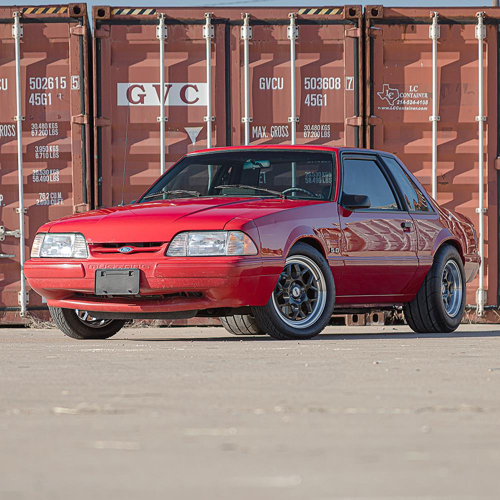 1979-93 Mustang SVE 4 Lug Drag Comp Wheel - 17x4.5 - Gloss Black