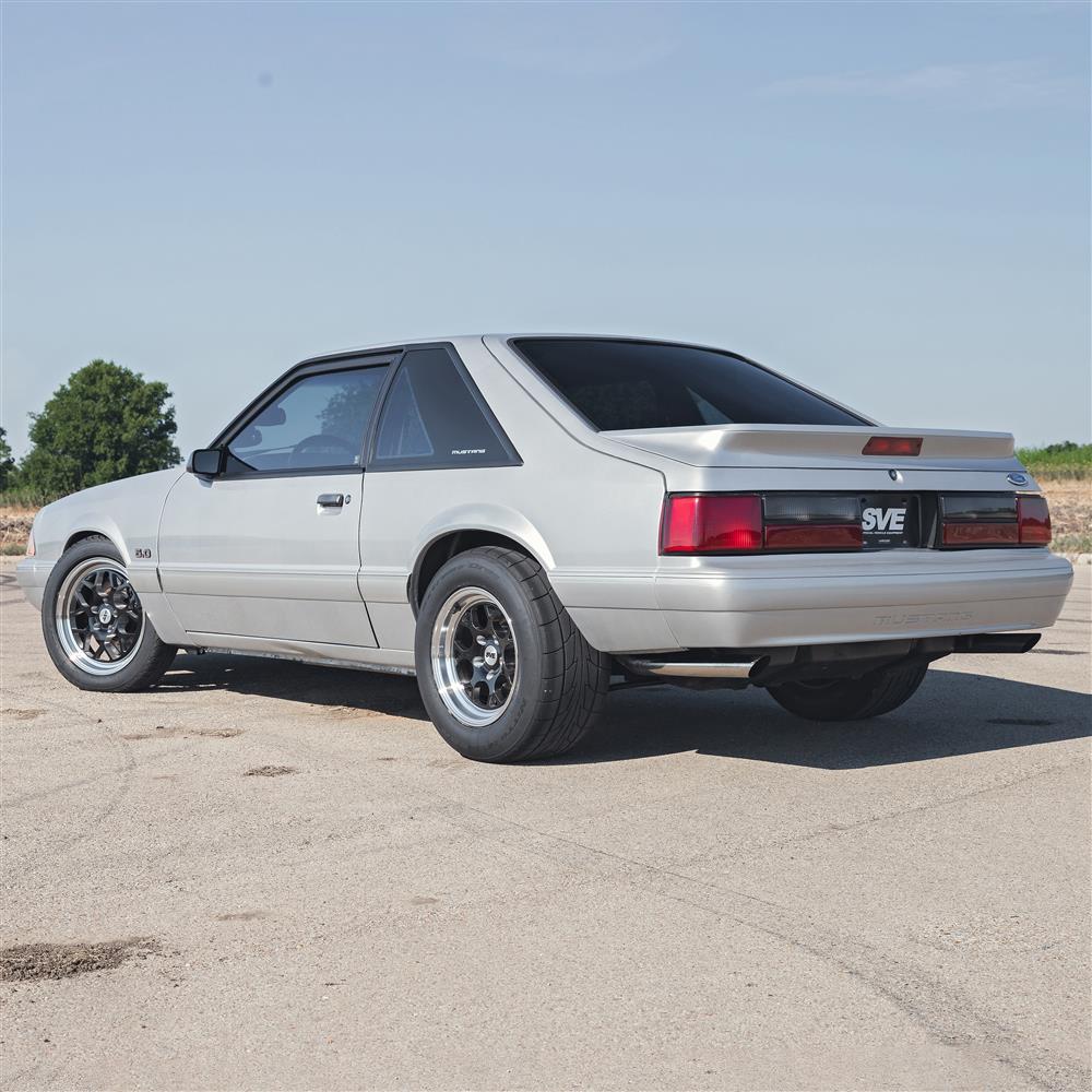 1994-04 Mustang SVE Drag Comp Wheel Kit - 17x4.5/15x10  - Gloss Black