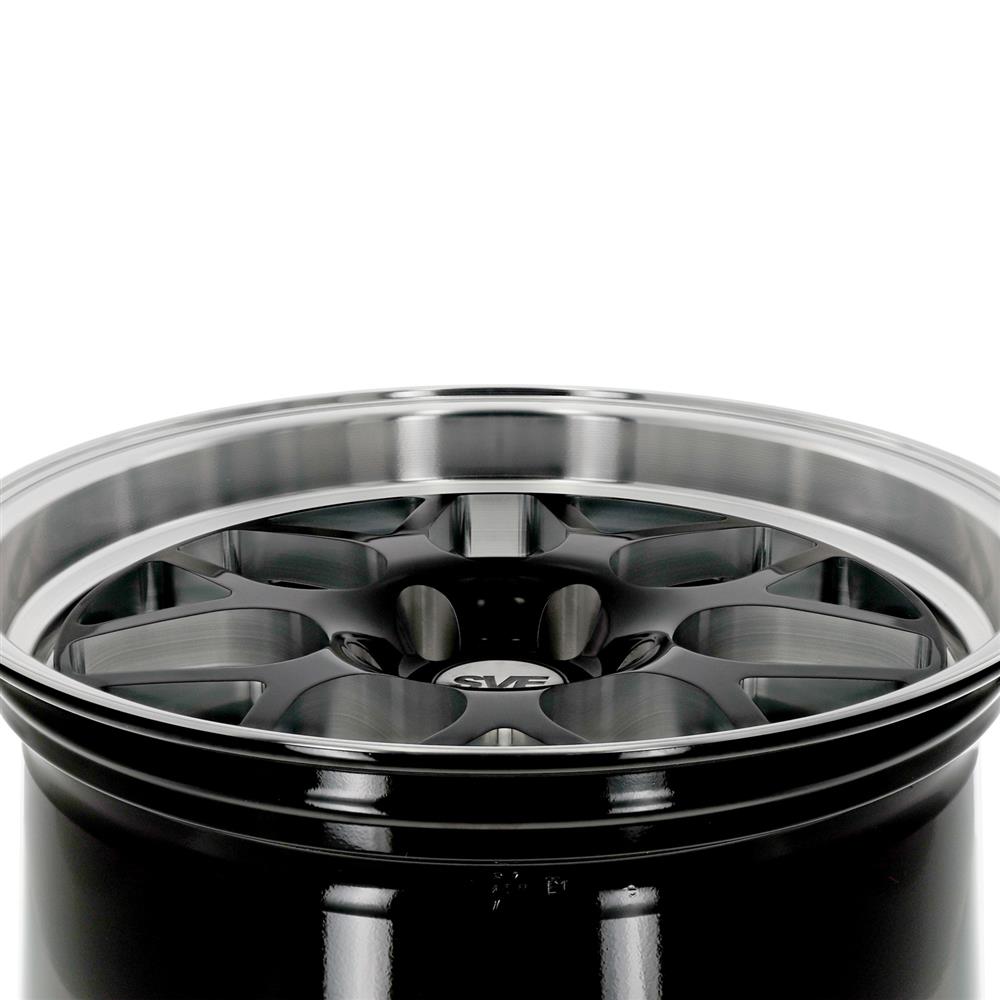 1994-2004 Mustang SVE Drag Comp Wheel & Nitto Tire Kit - 18x9/10 - Gloss Black
