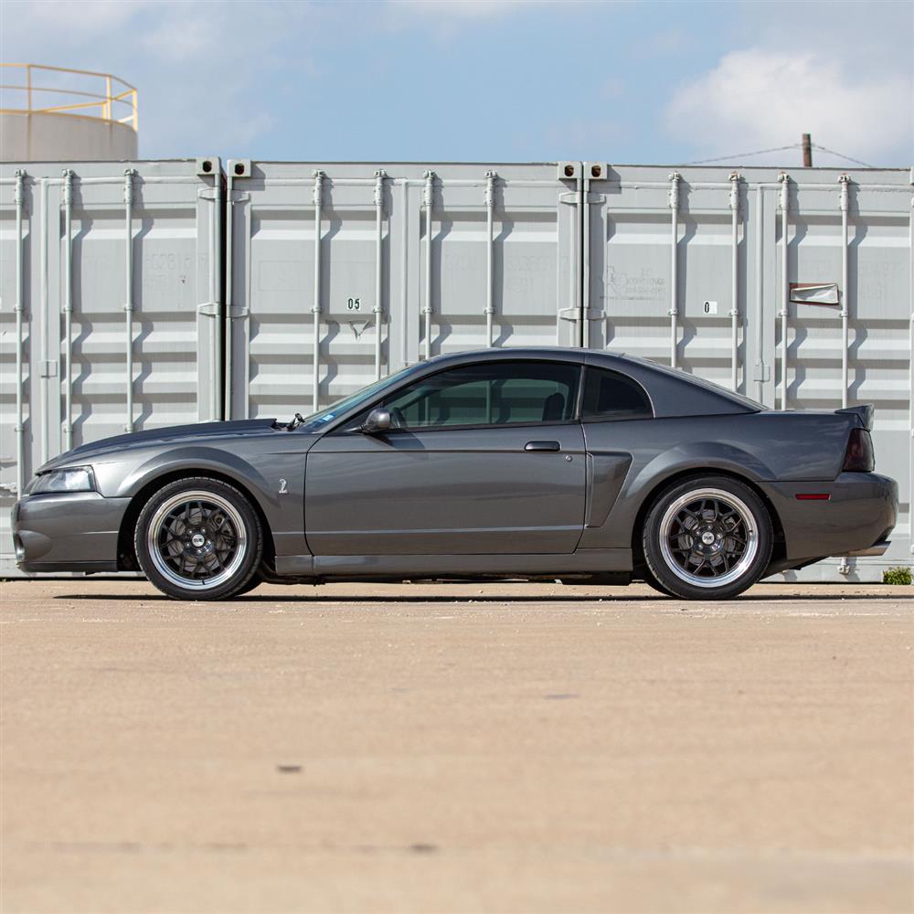 1994-2004 Mustang SVE Drag Comp Wheel & Nitto Tire Kit - 18x9/10 - Gloss Black