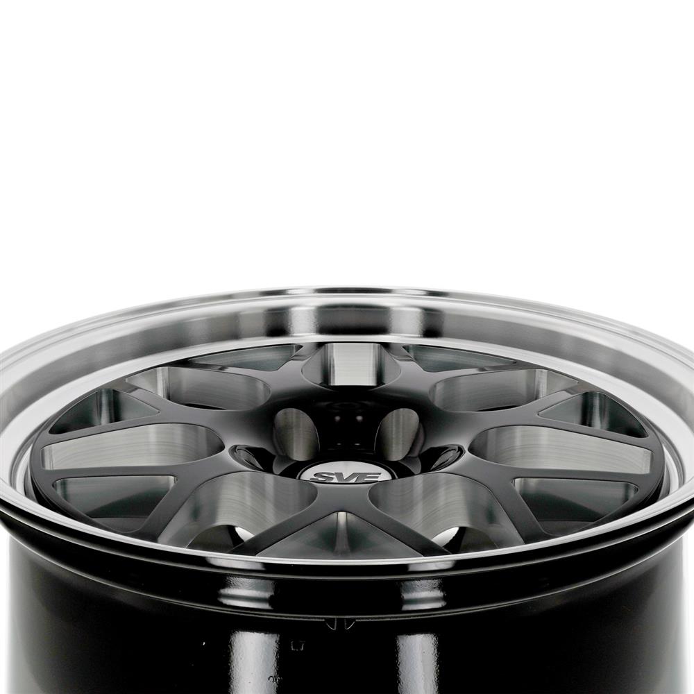 1994-2004 Mustang SVE Drag Comp Wheel & Nitto Tire Kit - 18x9/10 - Gloss Black