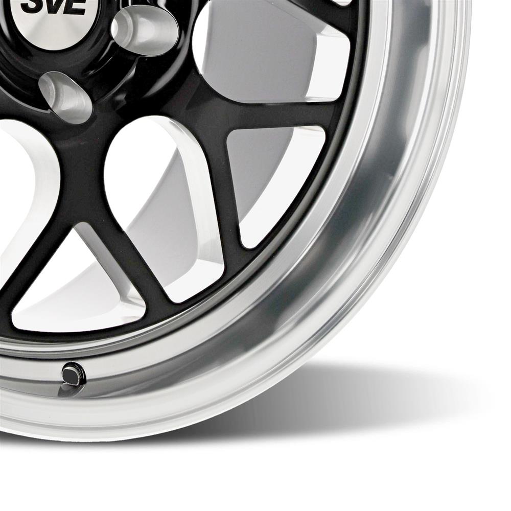 1994-2004 Mustang SVE Drag Comp Wheel & Nitto Tire Kit - 18x9/10 - Gloss Black