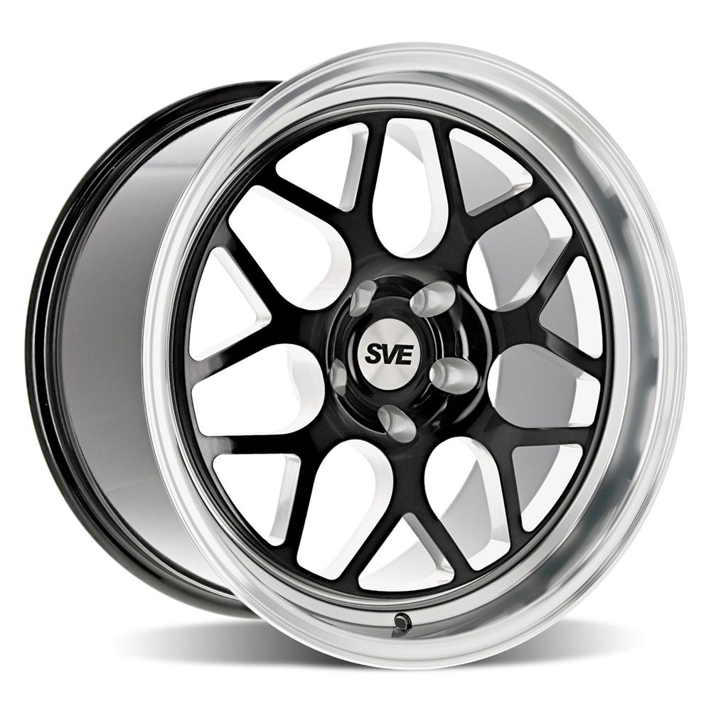 1994-2004 Mustang SVE Drag Comp Wheel & Sumitomo Tire Kit - 18x9/10 - Gloss Black