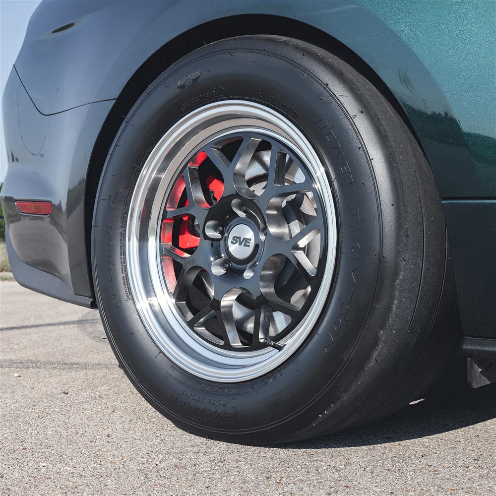 Mustang SVE Drag Comp Wheel & M/T Tire Kit - 18x5/17x10 | 15-23