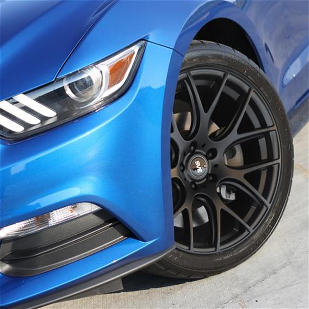 2015-2023 Mustang SVE Drift Wheel & Firestone Tire Kit - 19x9.5 - Flat Black
