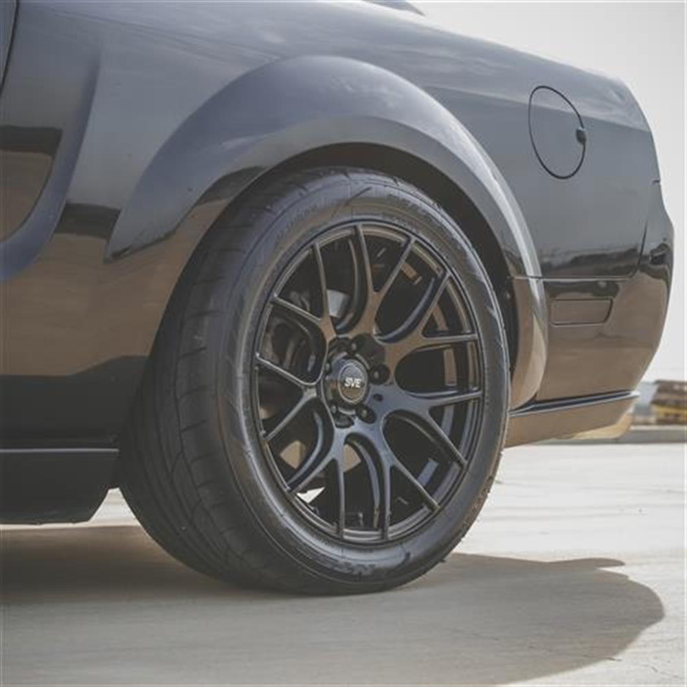 2005-2014 Mustang SVE Drift Wheel & Firestone Tire Kit - 19x9.5 - Gloss Black