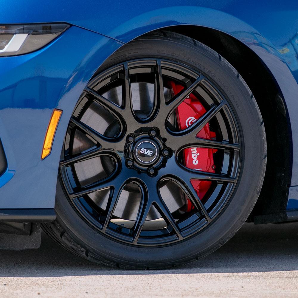 2024-26 Mustang SVE Drift Wheel & Firestone Tire Kit - 19x9.5  - Gloss Black