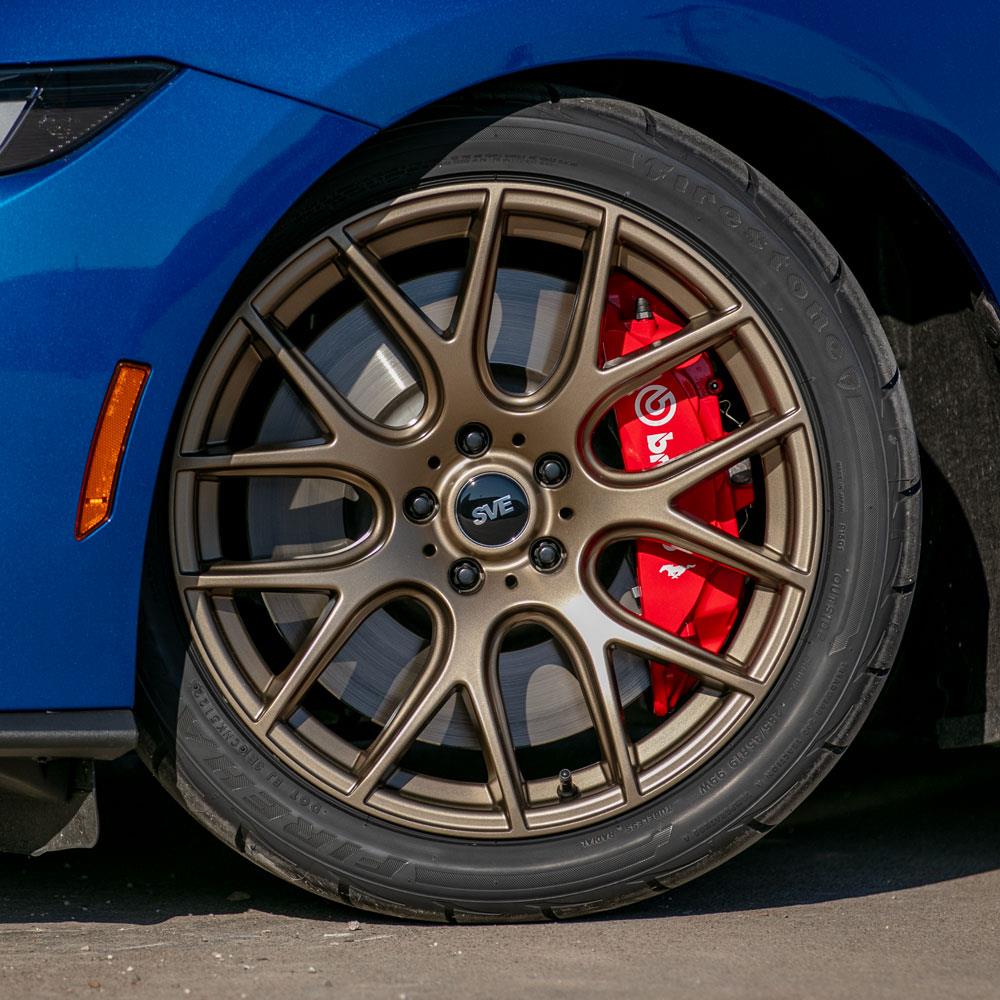 2024-26 Mustang SVE Drift Wheel & Firestone Tire Kit - 19x9.5  - Satin Bronze