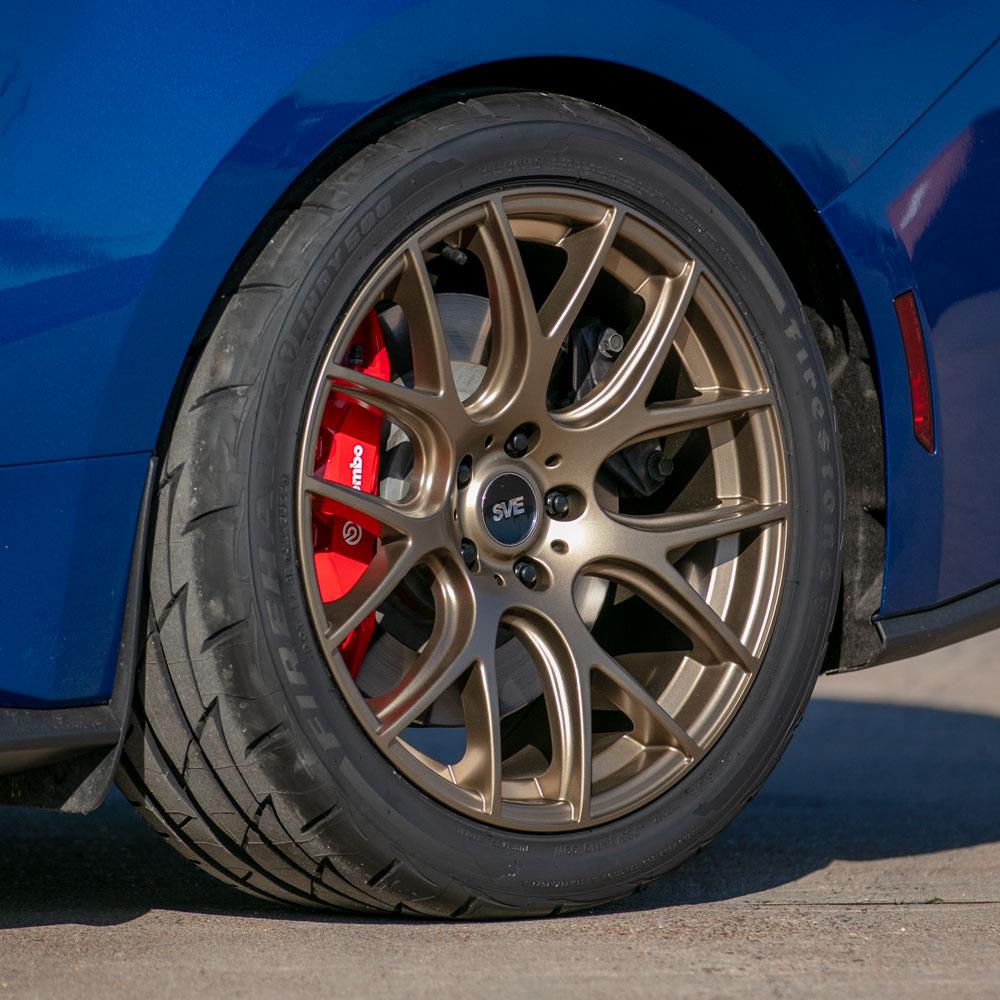 2024-26 Mustang SVE Drift Wheel & Nitto Tire Kit - 19x9.5  - Satin Bronze