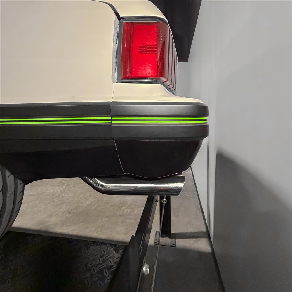 1979-85 Mustang Dual Exit Exhaust Tip - Polished Stainless 5.0/2.3 Turbo