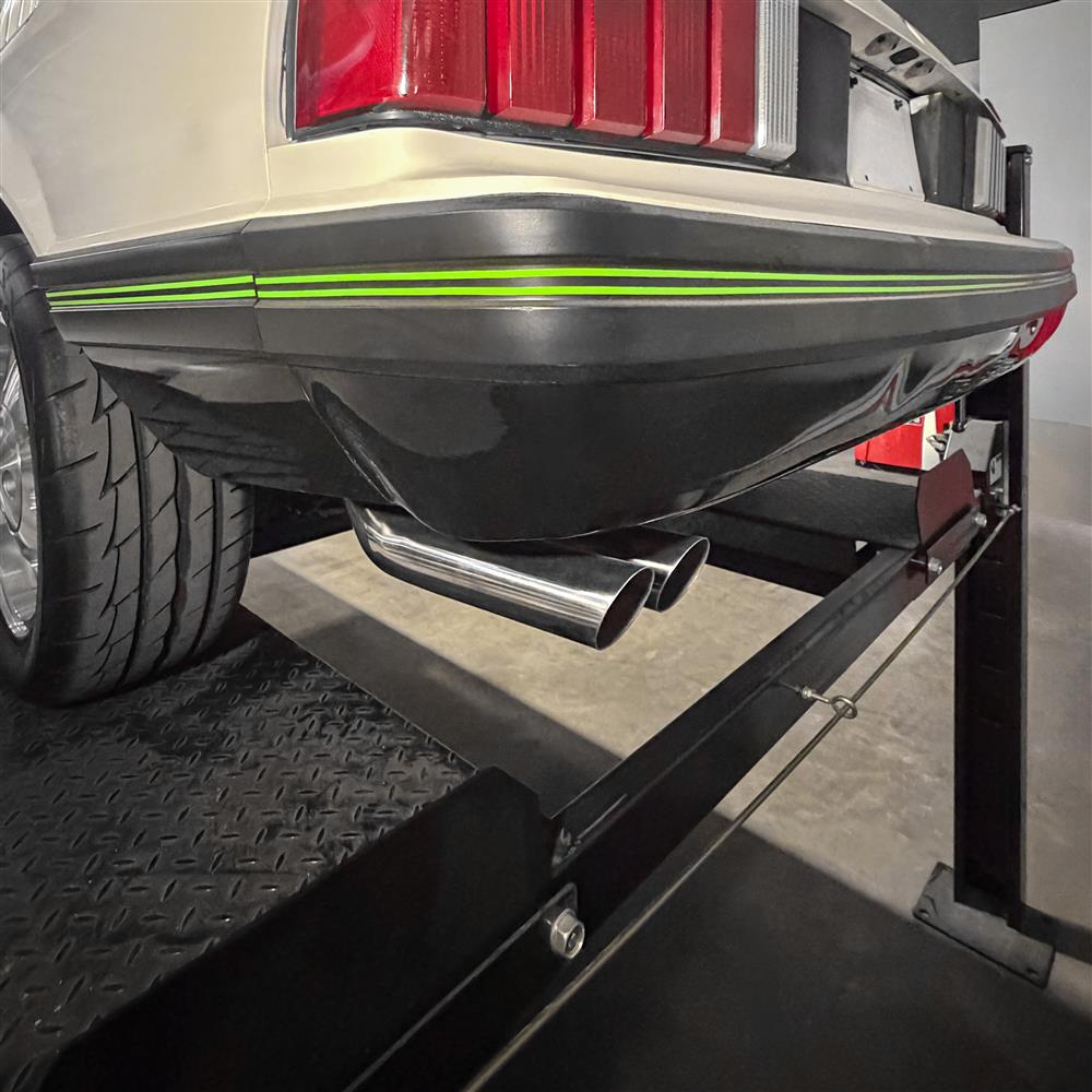 1979-85 Mustang Dual Exit Exhaust Tip - Polished Stainless 5.0/2.3 Turbo
