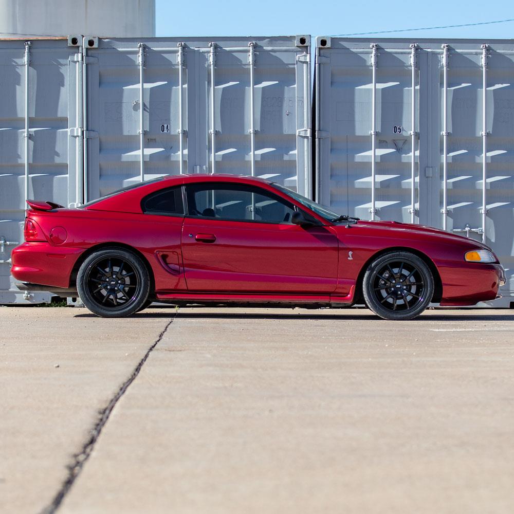 1994-04 Mustang SVE FR500 Wheel & Kenda Tire Kit - 18x9/10  - Black