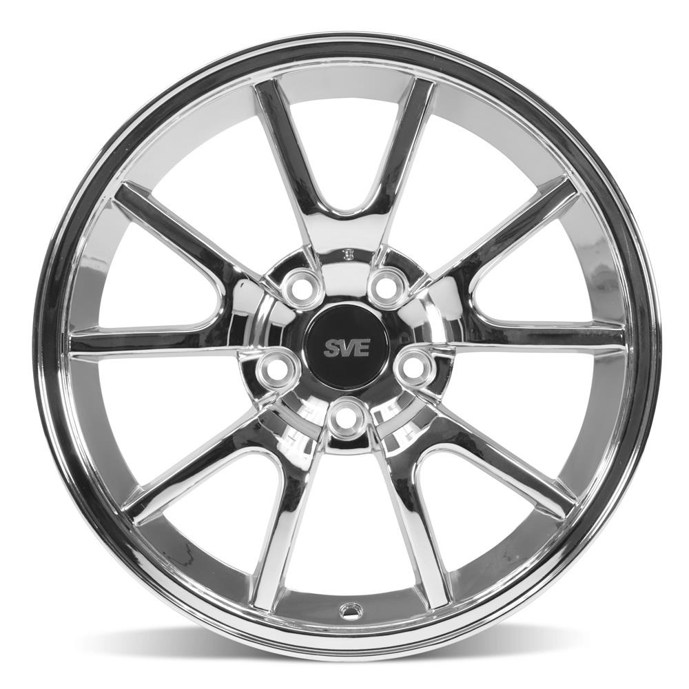 1994-04 Mustang SVE FR500 Wheel & Kenda Tire Kit - 18x9/10  - Chrome
