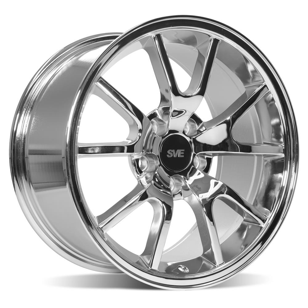 1994-04 Mustang SVE FR500 Wheel & Kenda Tire Kit - 18x9/10  - Chrome
