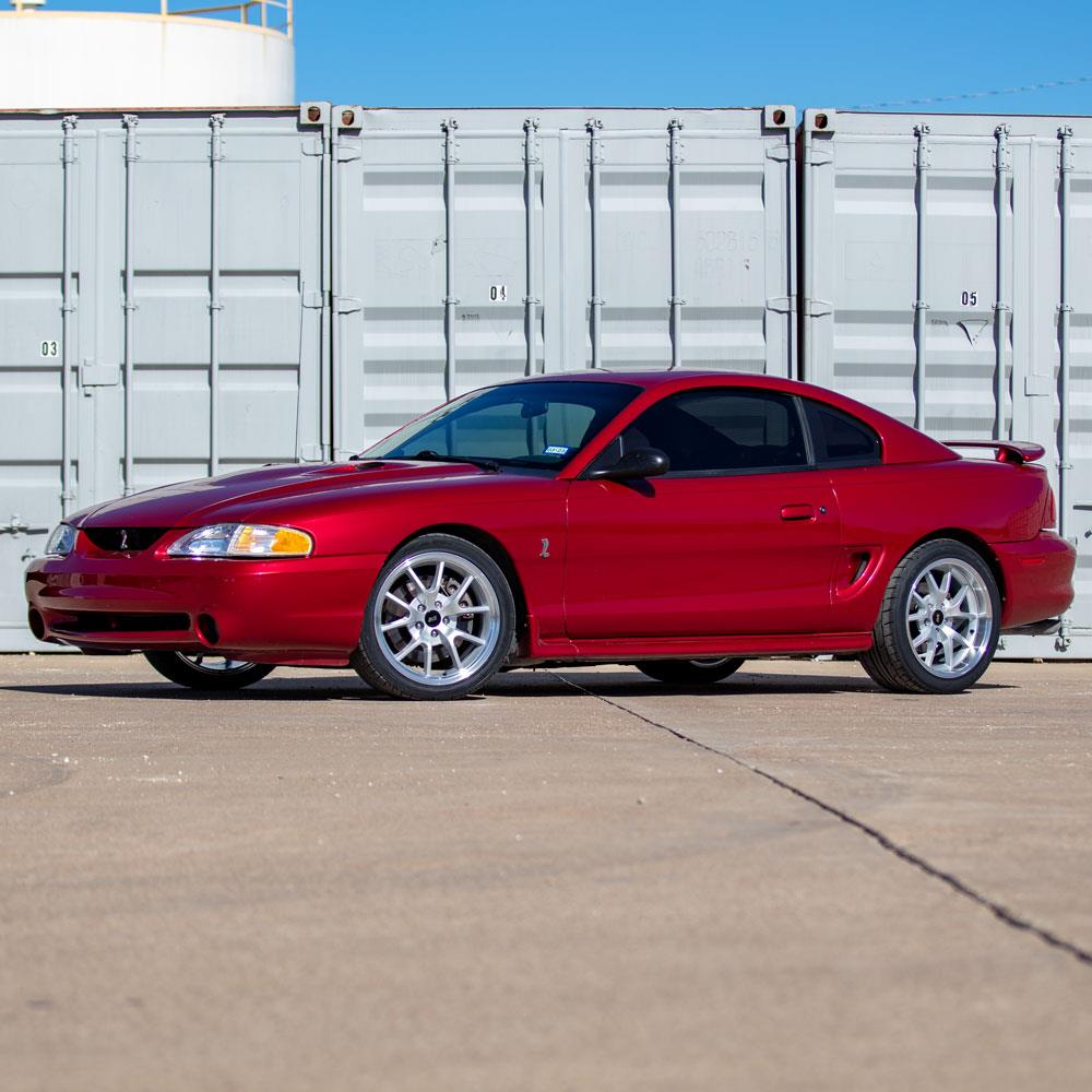 1994-04 Mustang SVE FR500 Wheel & Kenda Tire Kit - 18x9/10  - Silver