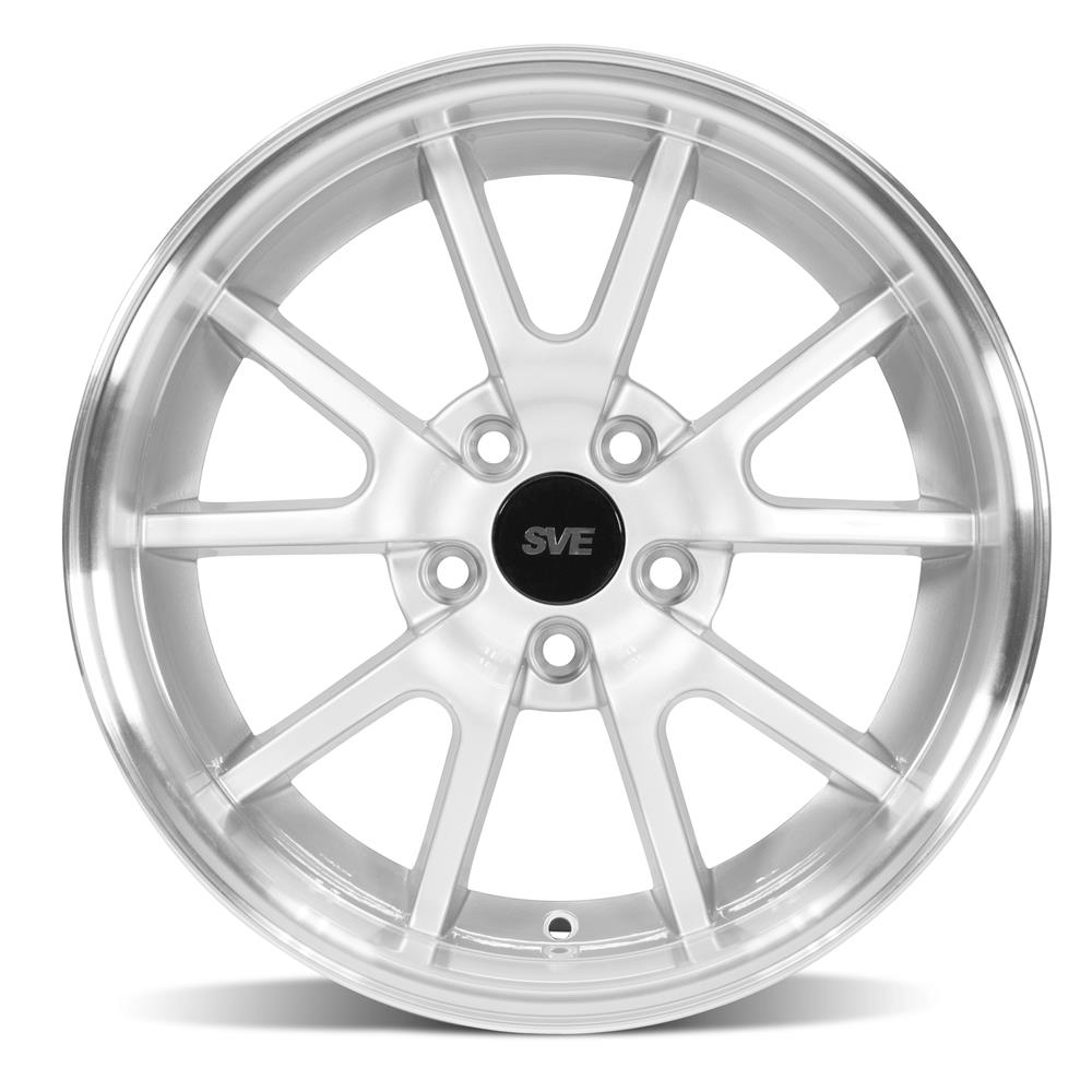 1994-2004 Mustang SVE FR500 Wheel Kit - 18X9/10 - Silver