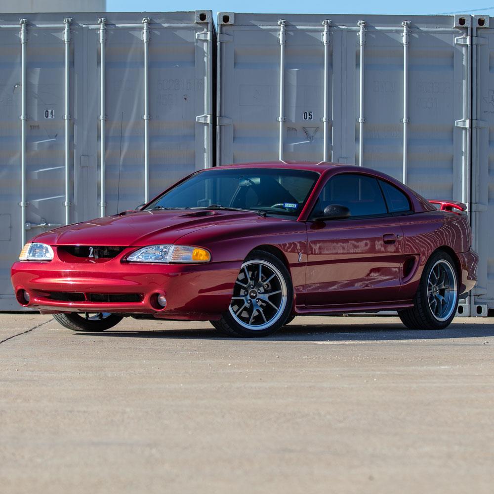 1994-2004 Mustang SVE FR500 Wheel & Nitto Tire Kit - 18X9/10 - Anthracite