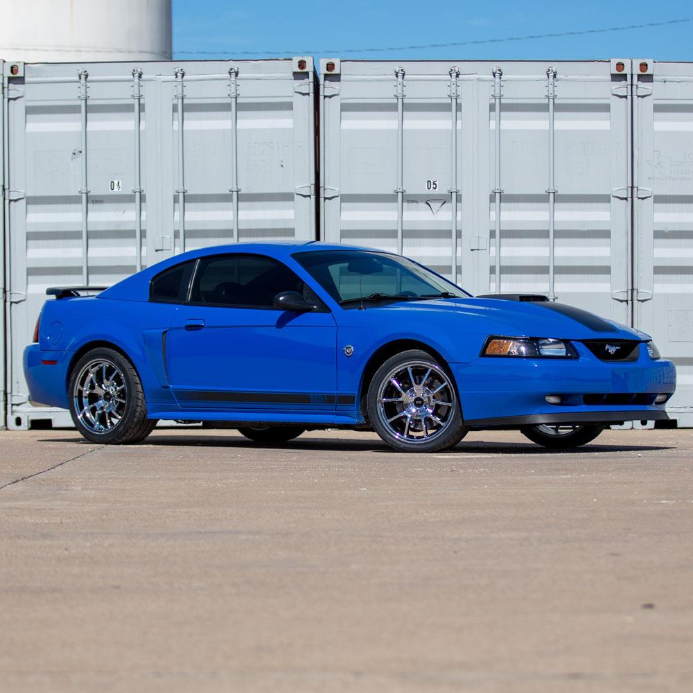 1994-2004 Mustang SVE FR500 Wheel & Nitto Tire Kit - 18X9/10 - Chrome