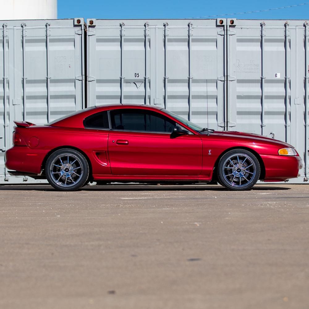 1994-2004 Mustang SVE FR500 Wheel & Sumitomo Tire Kit - 18X9/10 - Chrome
