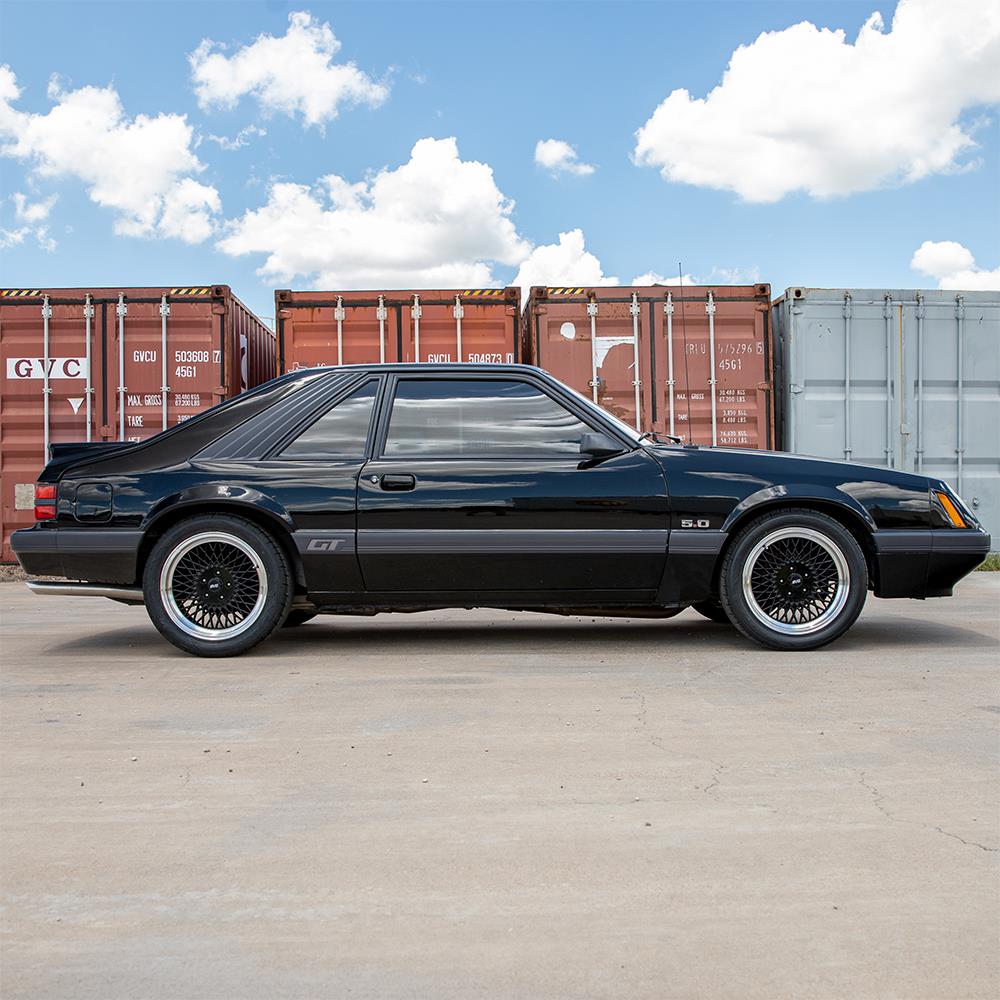 1979-93 Mustang SVE Mesh Wheel - 17x8 - 5 Lug - Gloss Black