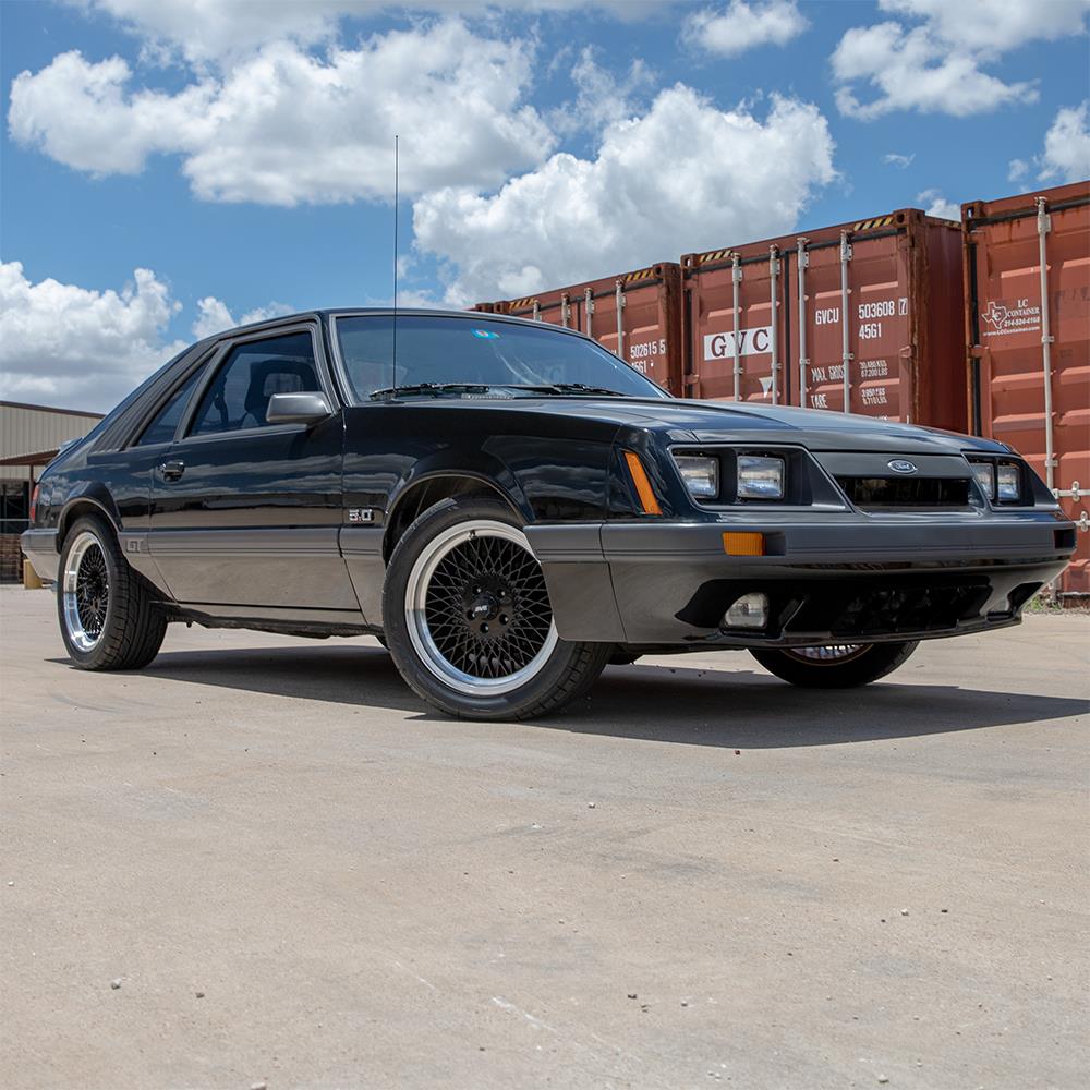 1979-93 Mustang SVE Mesh Wheel - 17x8 - 5 Lug - Gloss Black