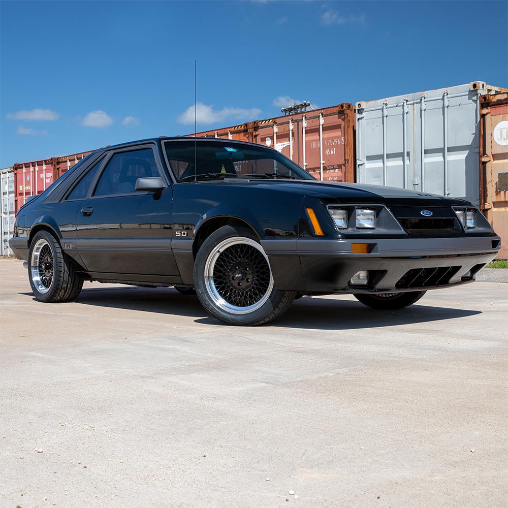 1979-93 Mustang SVE Mesh Wheel - 17x9 - 5 Lug - Gloss Black