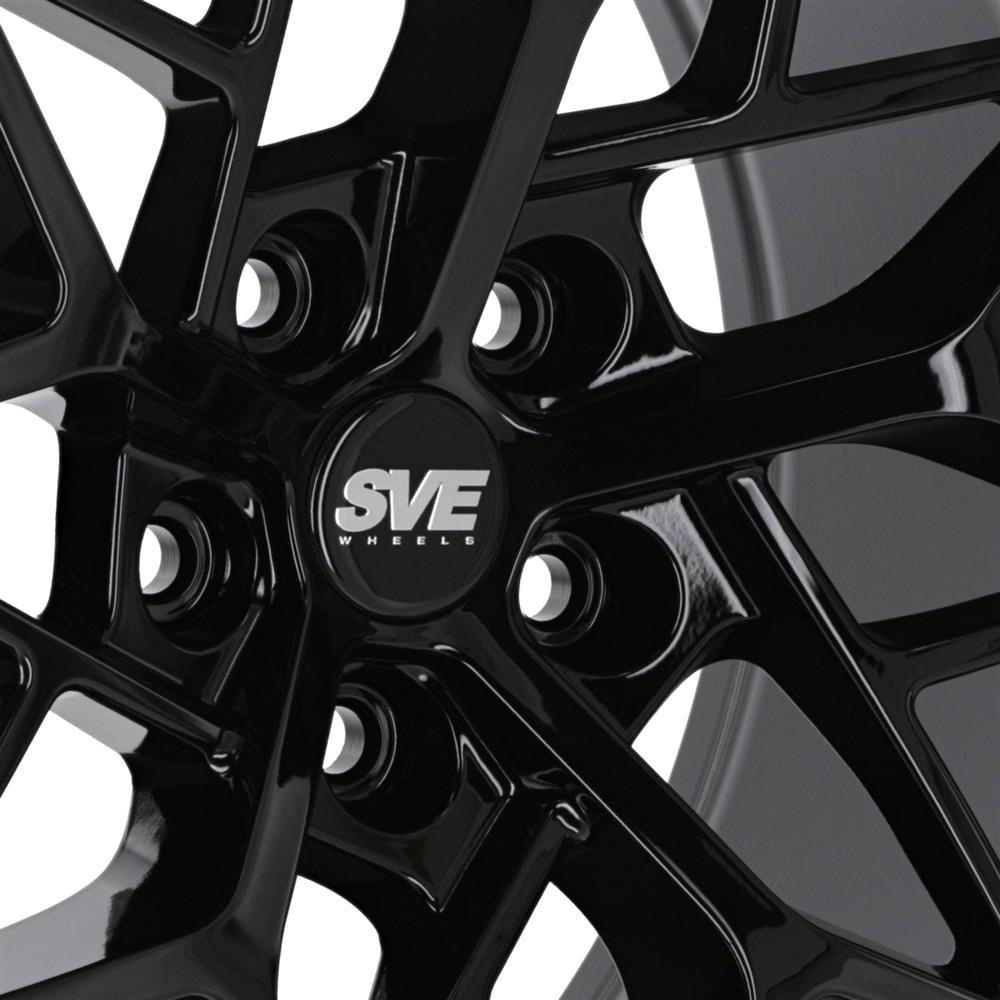 2015-2023 Mustang SVE MHP1 Wheel & Firestone Tire Kit - 19x10/11 - Gloss Black