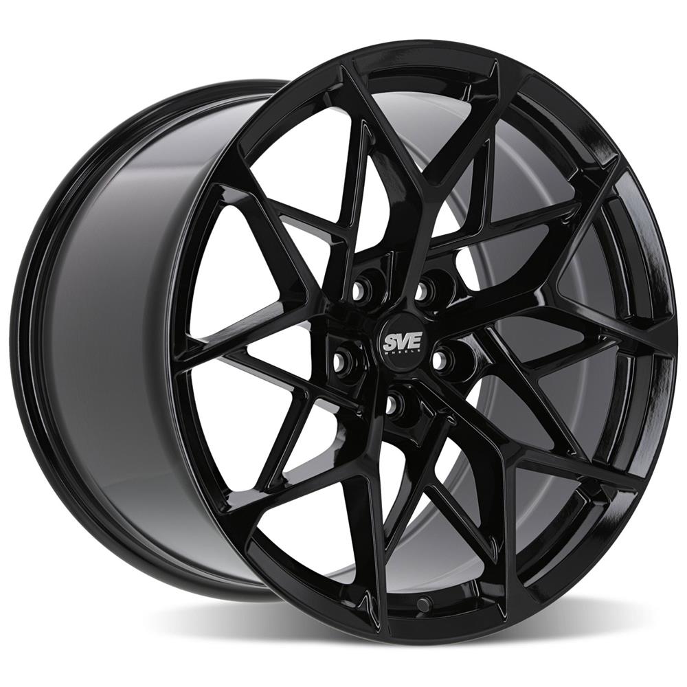 2015-2023 Mustang SVE MHP1 Wheel & Firestone Tire Kit - 19x10/11 - Gloss Black