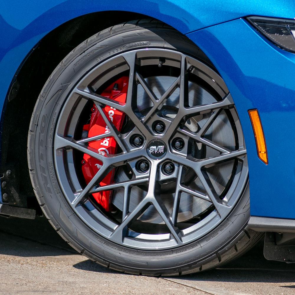 2024-26 Mustang SVE MHP1 Wheel & Firestone Tire Kit - 19x10/11  - Gloss Graphite