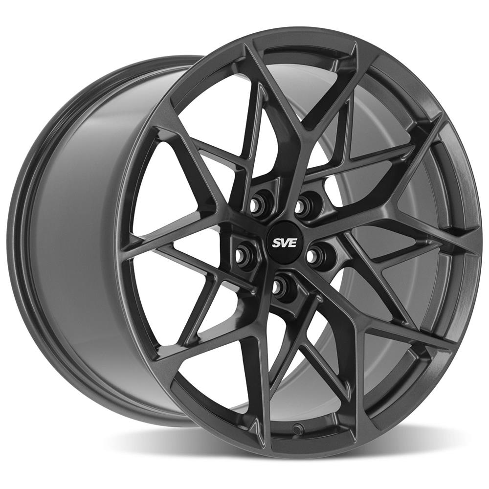 2015-2023 Mustang SVE MHP1 Wheel & Nitto Tire Kit - 19x10/11 - Gloss Graphite