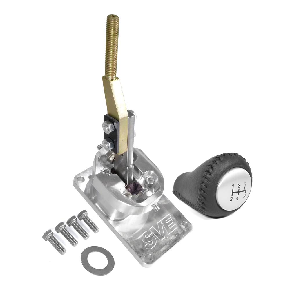 SVE Mongoose Mustang Short Throw Shifter & Knob Kit - Black