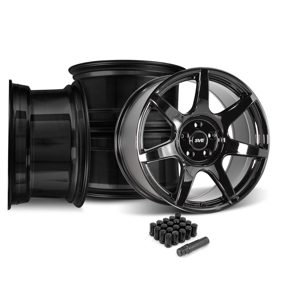 2015-26 Mustang SVE R350 Wheel Kit - 19x10/11  - Gloss Black