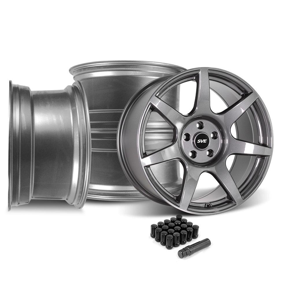 2015-26 Mustang SVE R350 Wheel Kit - 19x10  - Liquid Graphite