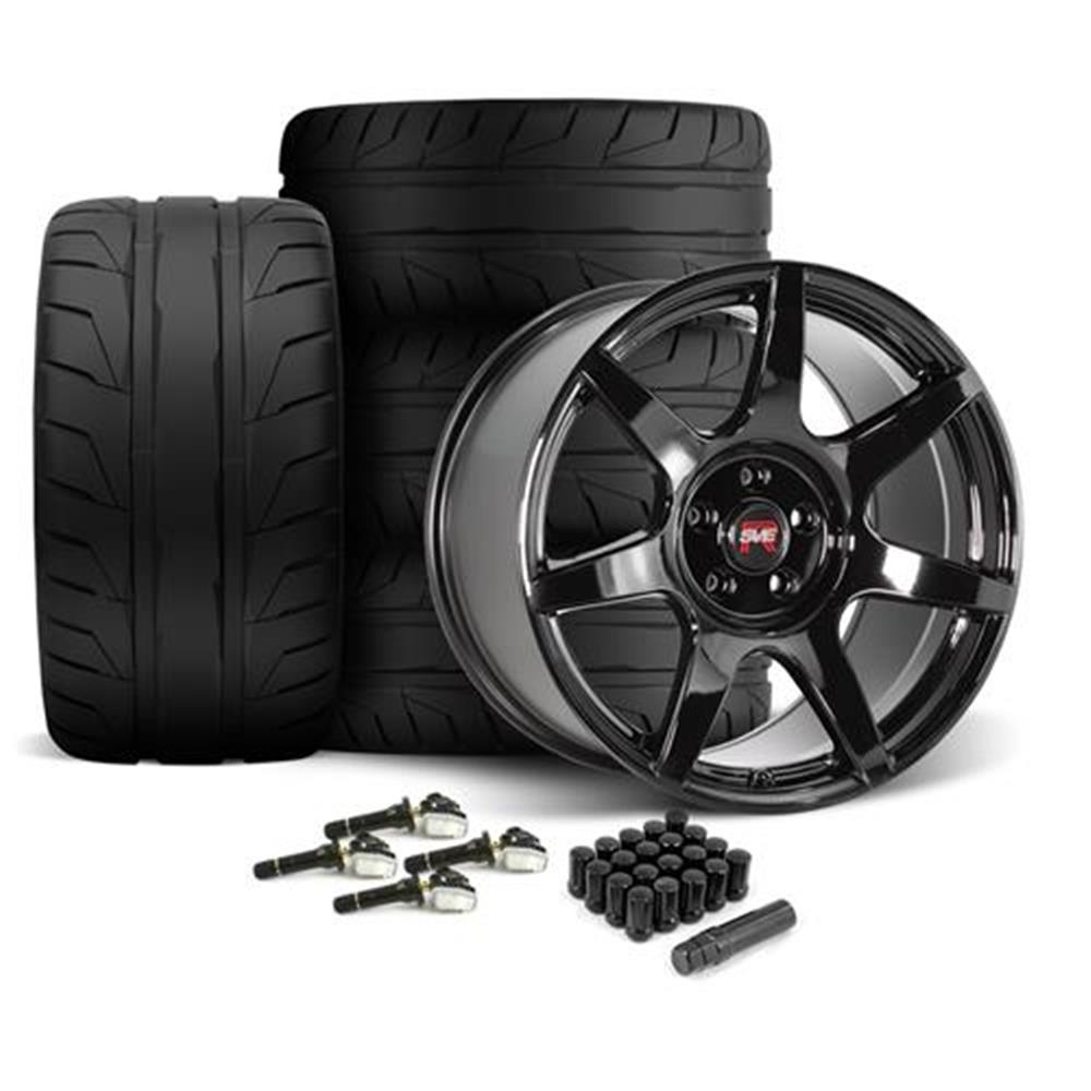 2024 Mustang SVE R350 Wheel & Nitto NT05 Tire Kit - 19x10/11 - Gloss Black